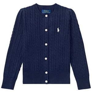 Ralph Lauren Navy Blue Girls Cardigan